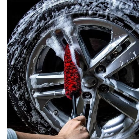 lü Bükülebilen Peluş Detaylı Temizlik İçin Oto Jant, Egzos Temizleme Fırçası ()