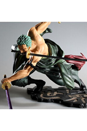 Anime One Piece Roronoa Zoro Savaş Versiyonu 21 Cm Figür