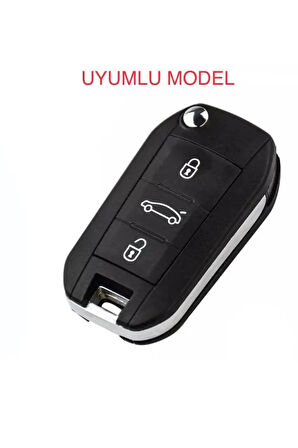 2 Adet Grandland X Silikon Anahtar Koruma Kılıfı Sustalı Siyah Ve Mavi Renkler