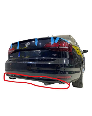 Volkswagen Jetta GLI Difüzör (Plastik) (( PARLAK SİYAH ))
