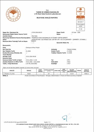 WHEY PROTEİN - WPC80 420G - Tereyağlı Tarçın Kurabiye