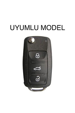 Leon Mk2 Golf 6 Scirocco Caddy Polo Silikon Anahtar Koruma Kılıfı