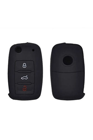 Leon Mk2 Golf 6 Scirocco Caddy Polo Silikon Anahtar Koruma Kılıfı