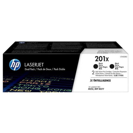 HP 201X CF400XD Siyah Yüksek Kapasiteli Orijinal Toner 2'li Set