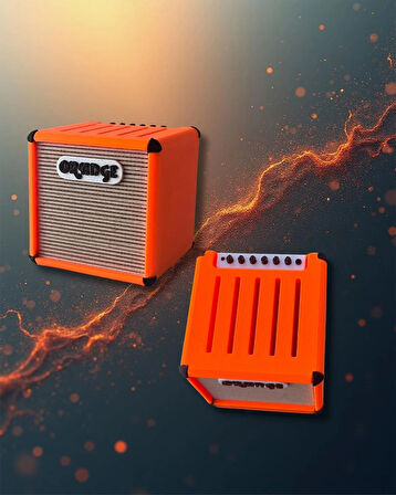 Gitar Amfi Tasarım Pena Düzenleyici Kutusu Penalık Dekoratif Aksesuar