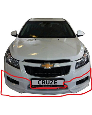 Chevrolet Cruze Sedan (2009 - 2013) Ön Tampon Ek (Plastik) (( BOYASIZ ))