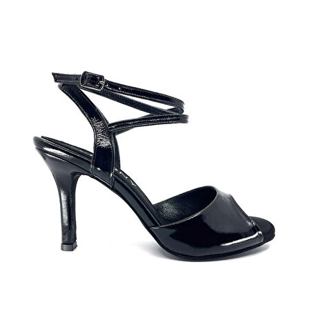 𝐋𝐈𝐒𝐒𝐀𝐑𝐀 | 𝐆𝐄𝐋𝐓𝐎𝐍𝐘® Siyah Yumuşak Rugan & Deri El Yapımı Kadın Topuklu Ayakkabı • Tango • Düğün • Gece • Sahne