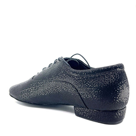 𝐌𝐀𝐑𝐕𝐄𝐍𝐀 | 𝐆𝐄𝐋𝐓𝐎𝐍𝐘® Siyah Işıltılı Deri El Yapımı Erkek Ayakkabı • Tango • Sahne • Düğün • Klasik Şıklık