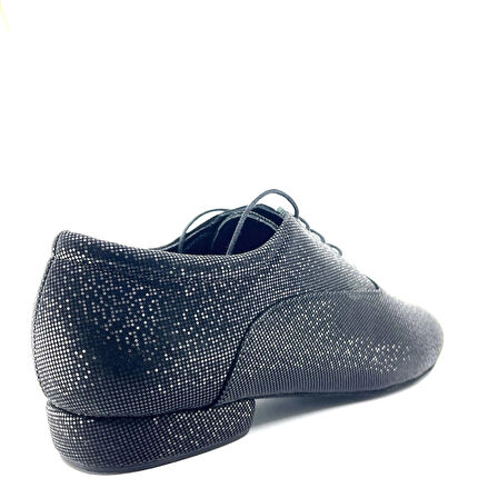 𝐌𝐀𝐑𝐕𝐄𝐍𝐀 | 𝐆𝐄𝐋𝐓𝐎𝐍𝐘® Siyah Işıltılı Deri El Yapımı Erkek Ayakkabı • Tango • Sahne • Düğün • Klasik Şıklık