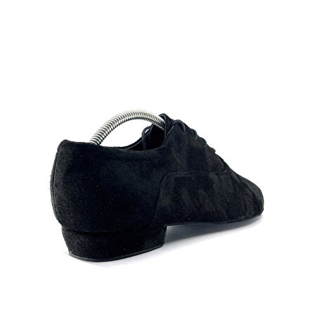 𝐎𝐑𝐄𝐒𝐓𝐀 | 𝐆𝐄𝐋𝐓𝐎𝐍𝐘® Siyah Süet El Yapımı Erkek Dans Ayakkabısı (Tango • Düğün •  Sahne • Özel Gün)