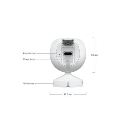 UBIQUITI UVC-G4-INS 4MP 2.8MM LENS 6 METRE IR ÇİFT YÖNLÜ KONUŞMA İNSAN/ARAÇ/HAYVAN ALGILAMA WIFI IPX5 KAMERA