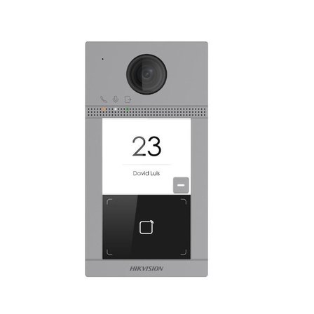 HIKVISION DS-KV8113-WME1 2MP KAMERA MİFARE KART/ TEK ABONE DESTEKLİ IP65 IK08 VİLLA TİPİ METAL KASA BUTON