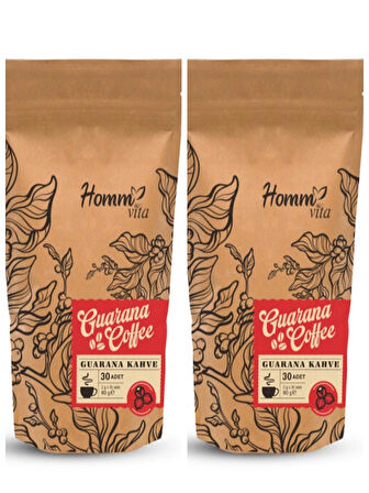 HOMM VİTA GUARANA KAHVE 30'LU PAKET 2 ADET