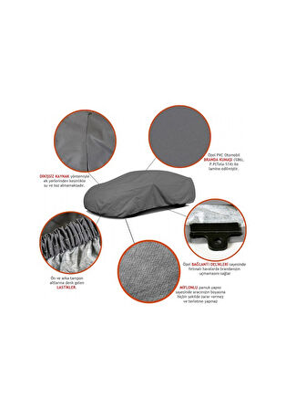 Guard Mercedes E W210 Branda 1996-2002 4 Mevsim Miflonlu (Medium)