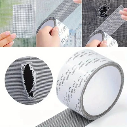 Güçlü Yapışkanlı Pencere Tamir Bandı, Böcek Önleyici Yama Bandı 2 mt x 5 cm