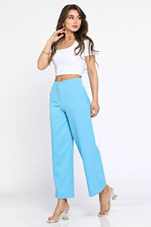 Kadın Rahat Bol Paça Pantolon