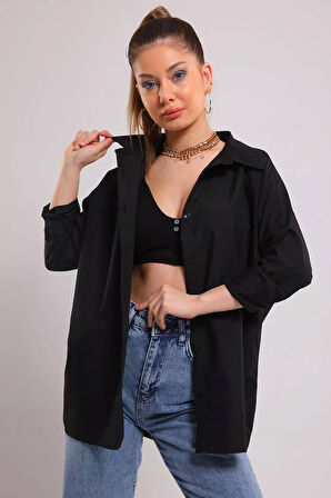 Kadın Salaş Basic Gömlek