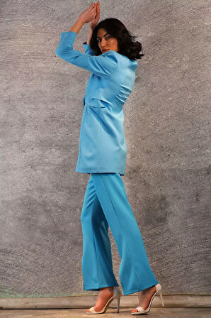 Kadın Paça Yırtmaçlı Tarz Pantolon