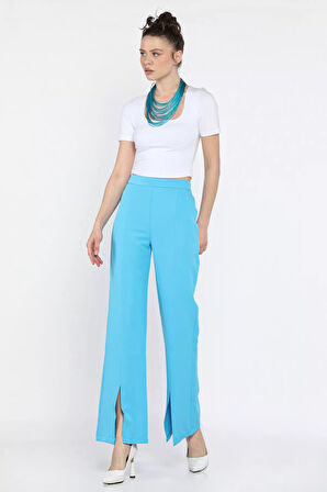 Kadın Paça Yırtmaçlı Tarz Pantolon