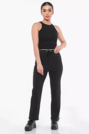 Kadın Kuşgözlü İspanyol Paça Kaşkorse Pantolon