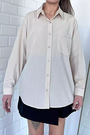 Taş İşlemeli Kadın Gömlek