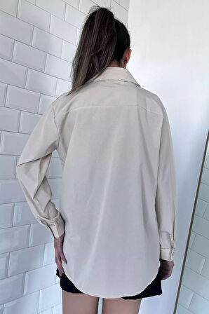 Taş İşlemeli Kadın Gömlek