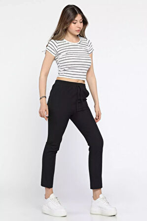 Beli İpli Kadın Pantolon