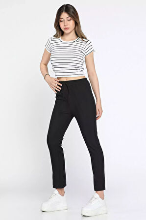 Beli İpli Kadın Pantolon