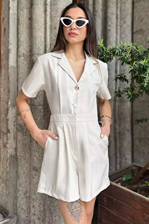 Kısa Kol Kadın Tulum