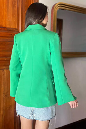 Taş İşlemeli Kadın Blazer Ceket
