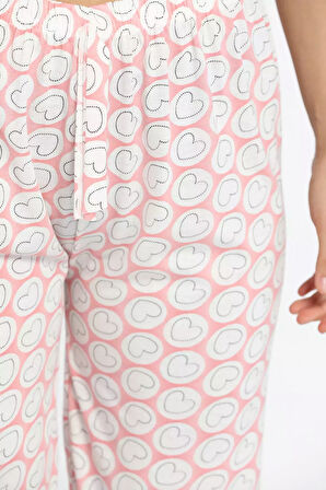 Kadın Desenli Pijama Altı