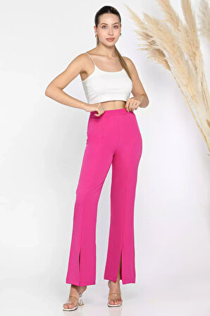 Kadın Paça Yırtmaçlı Tarz Pantolon