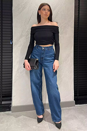 Kadın Mom Jean Kot Pantolon
