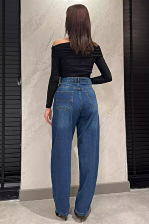 Kadın Mom Jean Kot Pantolon