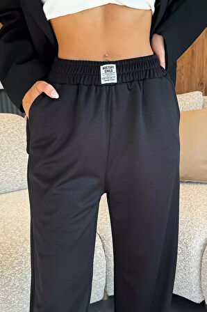 Bel Lastikli Palazzo Pantolon