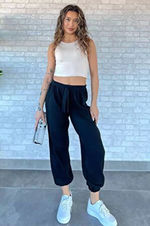 Fitilli Paça Lastikli Pantolon