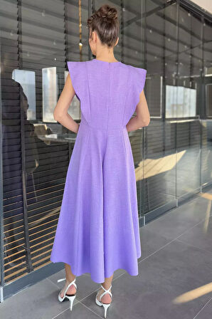 Kadın Bisiklet Yaka Kiloş Elbise