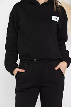 Kadın Üç İplik Şardonlu Eşofman Takımı