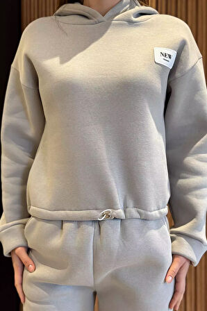 Kadın Üç İplik Şardonlu Eşofman Takımı