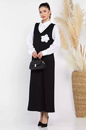 Kadın Gömlek Jile Kombin Elbise