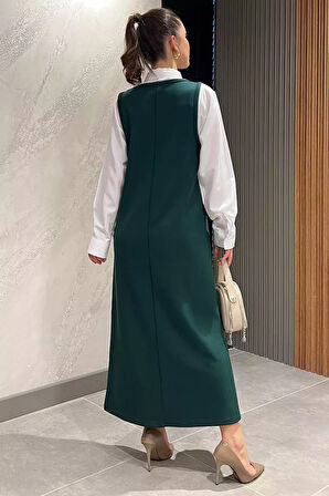 Kadın Gömlek Jile Kombin Elbise