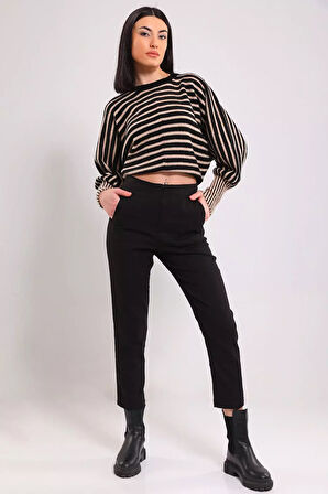Kadın Boru Paça Pantolon