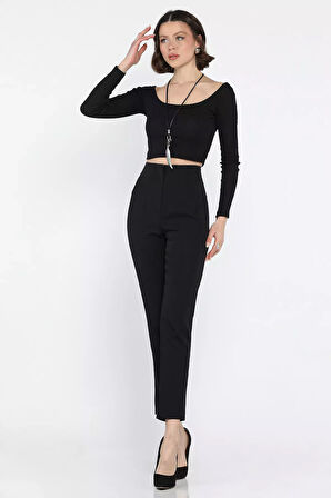 Kadın Boru Paça Pantolon