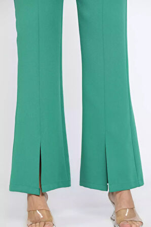 Kadın Paça Yırtmaçlı Tarz Pantolon