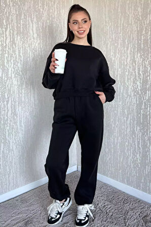 Kadın Şardonlu Eşofman Takımı