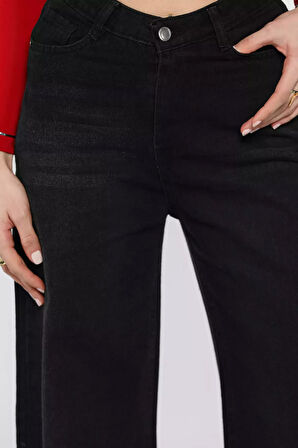 Kadın Palazzo Jean Kot Pantolon