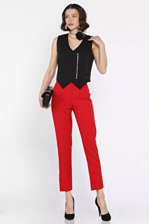 Kadın Boru Paça Pantolon