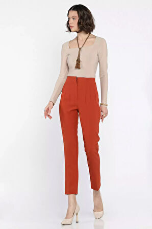 Kadın Boru Paça Pantolon