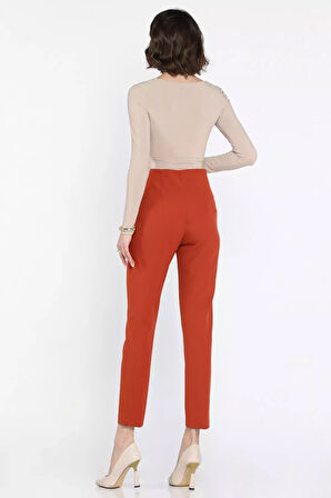 Kadın Boru Paça Pantolon