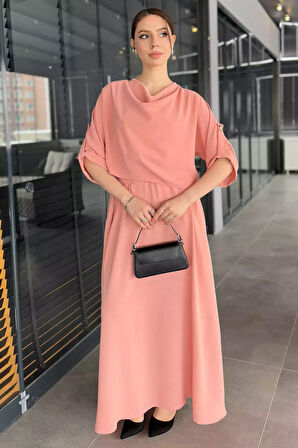 Degaje Yaka Kol Detaylı Cepli Kadın Bluz Etek İkili Takım